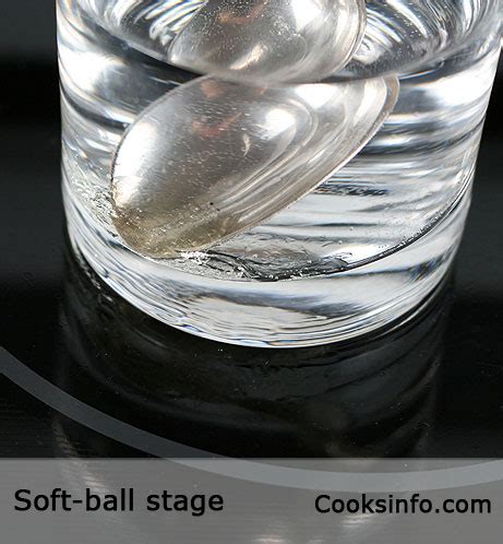 soft ball stage water test|cold water soft ball stage.